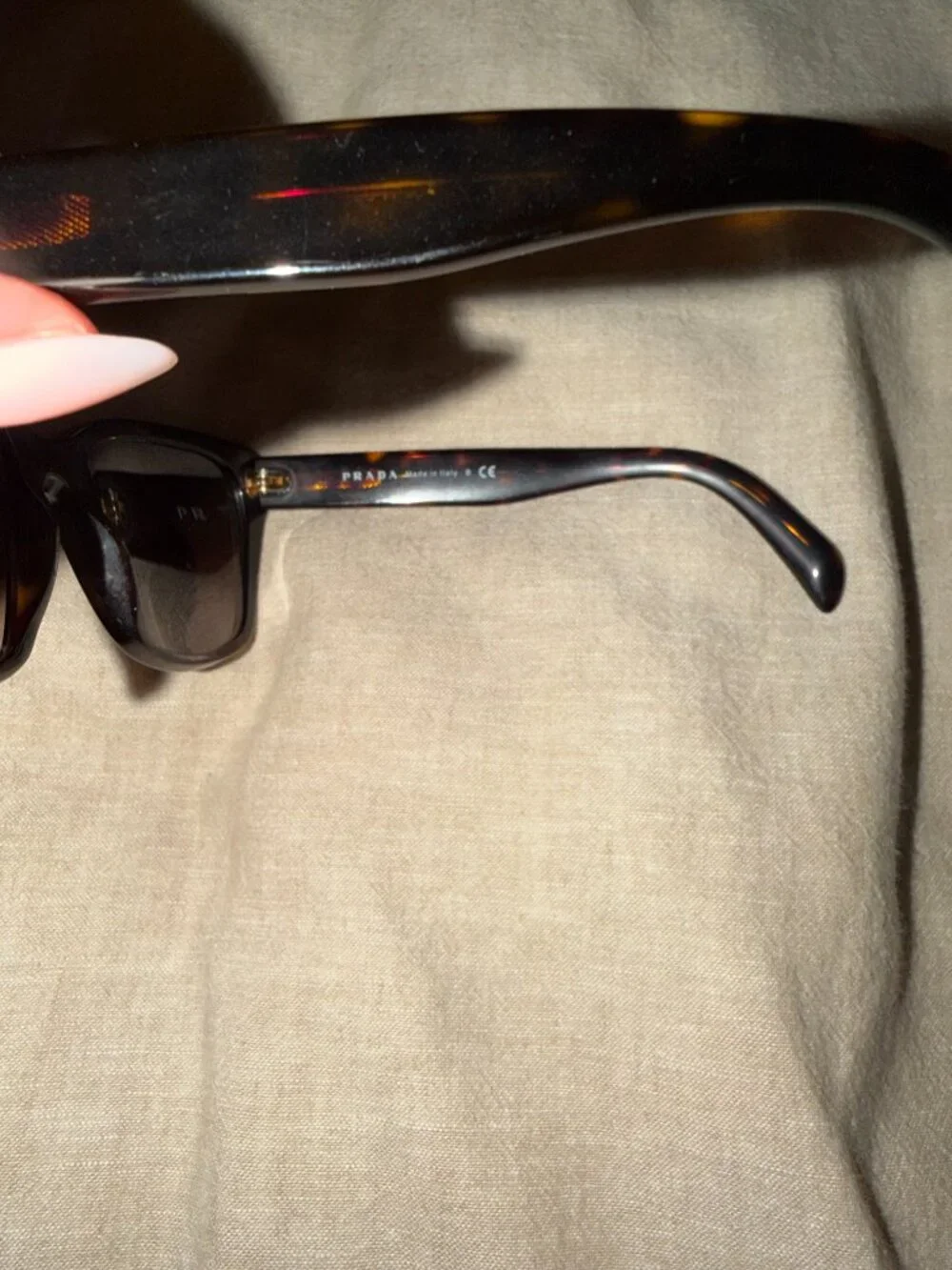 Prada Black Cat-Eye Sunglasses